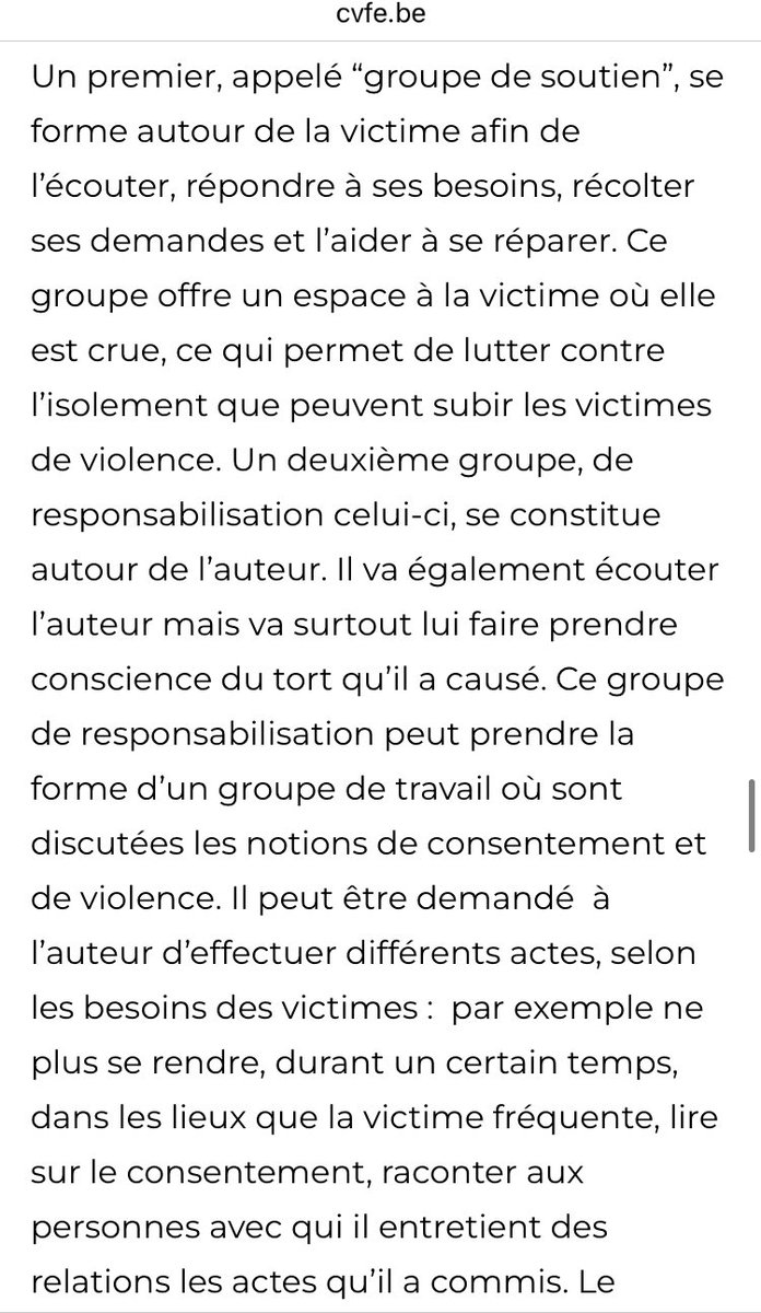 Obs_des_verts's tweet photo. La présence de @RimaHas au colloque #EcoloJ a quelque peu éclipsé la participation d’autres activistes, comme Juliette Léonard du #CVFE.
Opposée à la prison, elle prône la « justice transformatrice », soit un espace de dialogue entre les auteurs de violences et leurs victimes. https://t.co/FNFD0ny3K8
