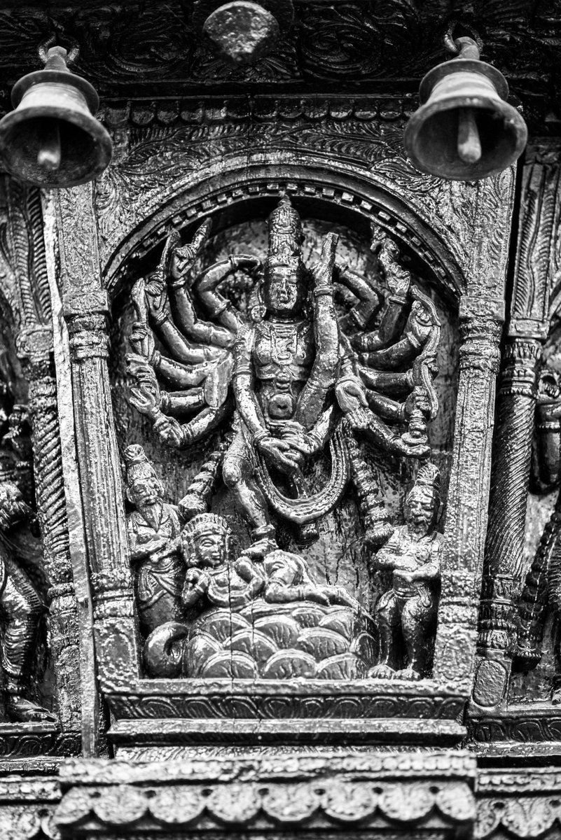 Ethirajans's tweet photo. Some unique panels from my Village Dhandayudhapani Swamy Temple's 150+ years old Chariot!

1. Sri Urdhva Thandava Murthy.

2. Sri Renganatha Swamy, Srirangam.

3. Sri Jambukeswara Swamy, Thiruvnaikka.

4. Sri Thayumanava Swamy, Malaikkottai. https://t.co/QAjj6hnnvw