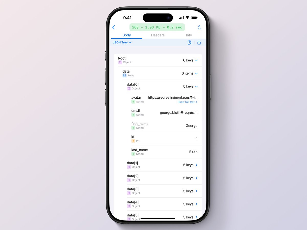 APIOrbitApp's tweet image. A fast, native JSON viewer — designed for clarity:
• Tree structure
• Expand/collapse nodes
• Key, value, and type at a glance
• Handles payloads with ease
Perfect for inspecting API responses without noise. What do you value most in a JSON viewer?
#APIOrbit #JSONTools