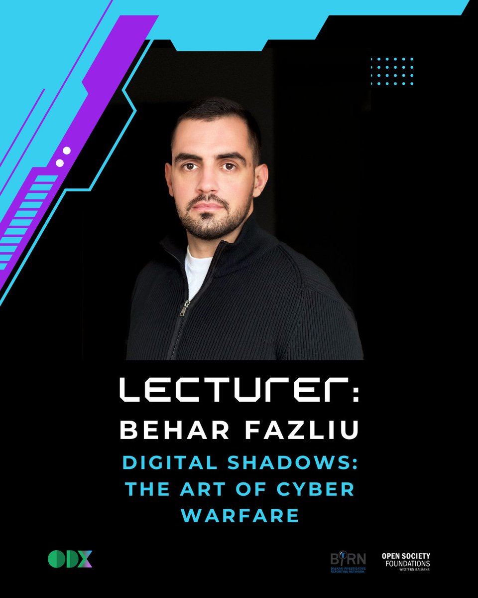 🌐 Digital Shadows: The Art of Cyber Warfare
Led by Mr. Behar Fazliu, CEO Arcus

This workshop will explore the hidden world where technology, conflict, and power meet.

Read here more and apply now: [forms.gle/w3oPA8UWu68S4c…]