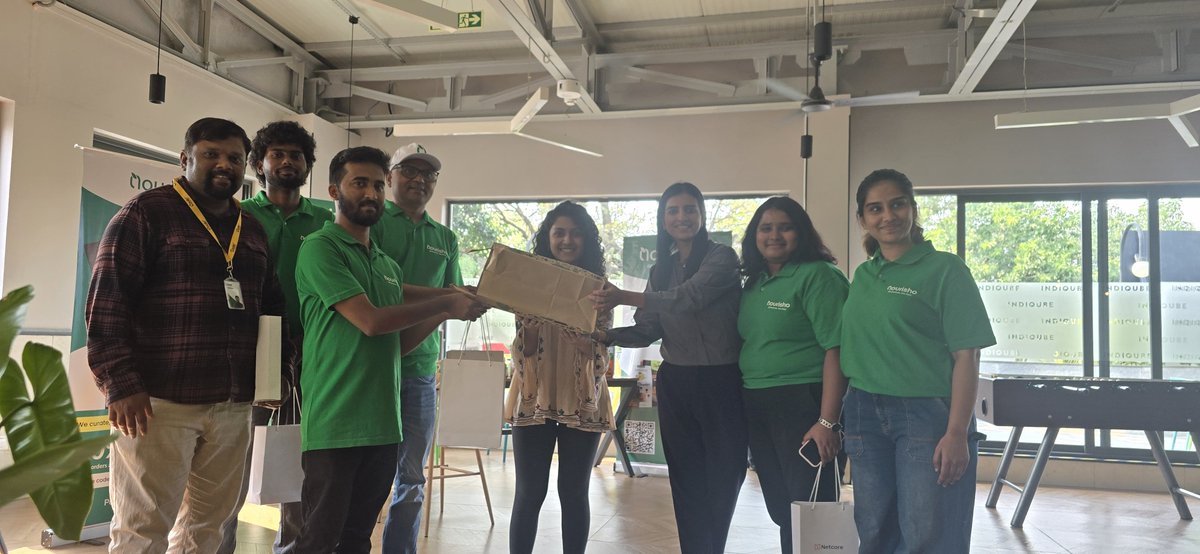 nourishoIndia's tweet photo. Had a blast setting up our Nourisho stall at the Netcore office!
Engaging with their amazing team + product sampling = a perfect day!

#Nourisho #HealthySnacking #Netcore #OnGroundActivation https://t.co/OpUQ8Fc2AD