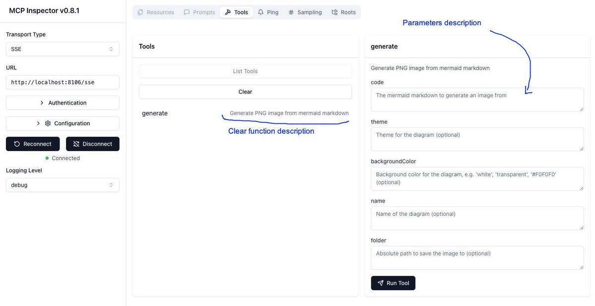 greg_appga's tweet image. Using the #MCP server does not mean that the model will use it in the expected way 🤔  The key is to correctly describe the functions and their parameters! #ModelContextProtocol