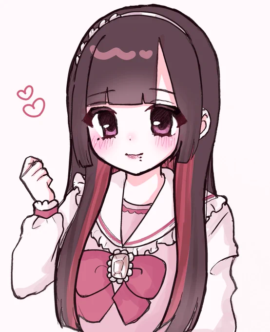 これはクソ可愛い友達をモデルに描いたやつ 