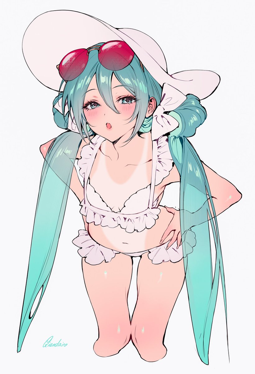 qiandaiyiyu's tweet photo. 初音ミクrkgk https://t.co/cndVSQGnIv