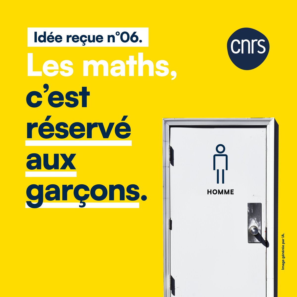 🗣️ Les #mathématiques, une matière réservée aux garçons ? 
 
⚠️ Faux ! Nous sommes nombreuses et nombreux à avoir entendu parler de ce cliché, et pourtant... ⤵️

📢 Donnez votre avis sur consultation-maths.fr

(1/2)