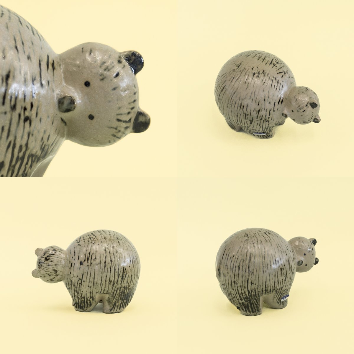 Round Bear】 こちらはリサのヴィンテージ作品。1970年代に生産された