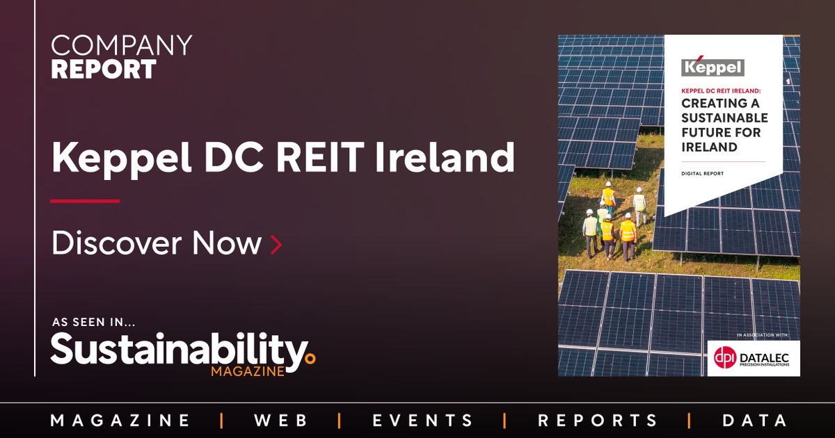 SustainabltyMag's tweet image. Keppel DC REIT Ireland is powering 92% of its operations with renewables. Gary Watson is leading the charge in sustainable infrastructure.  Read more: sustainabilitymag.com/brochure/keppe…

Powered by DATALEC 

#DataCentres #Sustainability #IrishTech