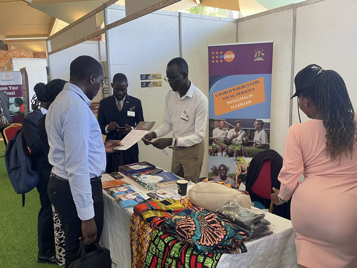 DonZaneMuwanguz's tweet photo. The Uganda UN joint program on adolescent and youth reference group exhibiting at the #ARFSD11 

Young people at the forefront. 

@UNFPAUganda https://t.co/tFDsrlk0qF