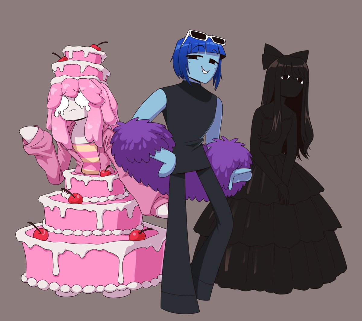 goosedemonpit's tweet image. Roblox OCs because a spike went through my frontal lobe.