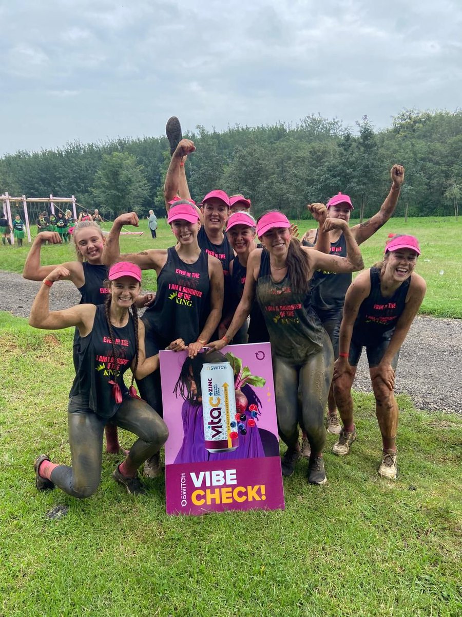 _Switch_energy's tweet photo. Muddy shoes. 👟
Full hearts. ❤️
Can’t lose! 🏆🎉
The #MuddyPrincess obstacle course never stood a chance!💥
#DrinkSwitch #SwitchEnergy https://t.co/MiLW2UB2f0