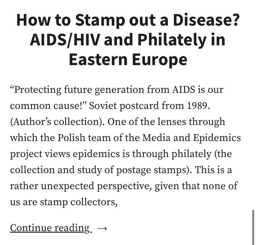 MEDEP_CHANSE's tweet image. Have you visited the open-access Media and Epidemics project blog? We cover pandemics to parasites to examine how epidemic disease narratives have been shaped by media, literature, and politics from the late 19C to today. Visit here: mediaepidemics.com/blog/page/2/ #histmed #hstm #litsci