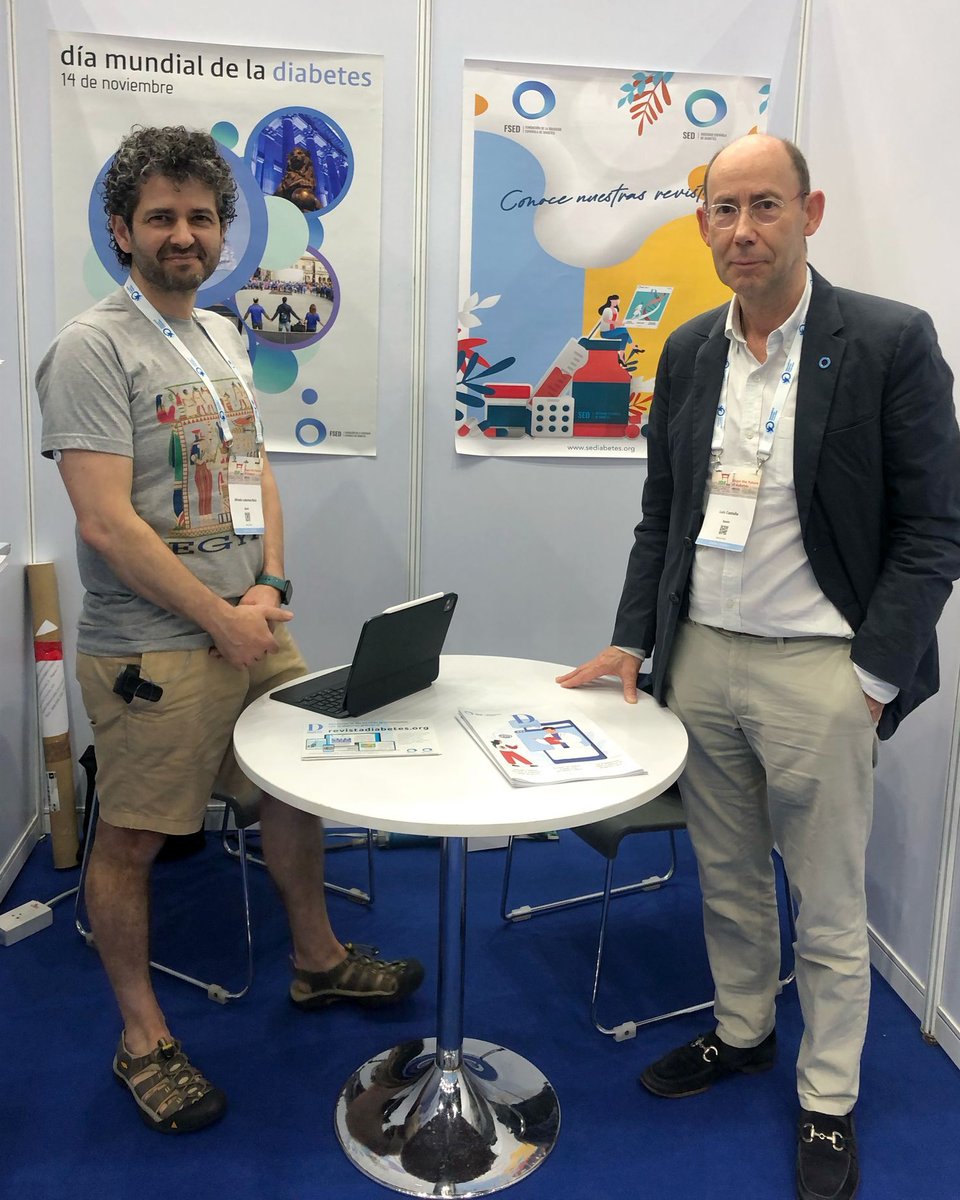 SEDiabetes's tweet photo. La SED presente en el #IDF2025 en Bangkok.
El Dr. Luis Castaño miembro de @SEDiabetes y Alfredo Ledesma (@FEDE_Diabetes) representan a España en este gran encuentro global sobre #diabetes.
¡Orgullosos de compartir nuestra labor en Tailandia! 🌏💙
#DiabtESP #SEDiabetes #PCDM #DM1 #PCDM1 #DM2 #PCDM2 #diabetestipo1 #diabetestipo2