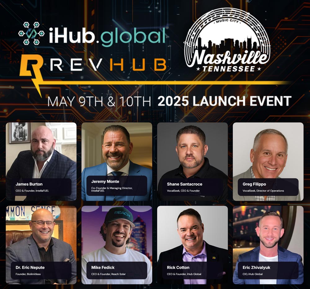 RevhubAI's tweet photo. 🎉 It’s official — RevHub is launching in Nashville! Join us May 9th & 10th for two days of growth, strategy & serious business energy in Music City!  

📍 Location: Nashville, TN 
🗓️ Dates: May 9–10 
🎟️ Tickets on sale now!  

🚀 Learn how to dominate voice search, capture more leads, and scale smarter with tools like Vocal Seek & IntellaFuel — all powered by RevHub.  🎤 Live demos 

🤝 Networking 
💡 Marketing insights that move the needle  Be seen. Be chosen. Be there. 

👉 Grab your tickets now at https://t.co/bdCLXQIEH4 

#RevHubLaunch #NashvilleBusiness #VoiceSearch #LeadGen #MarketingEvents #RevHubLive #SmallBusinessGrowth