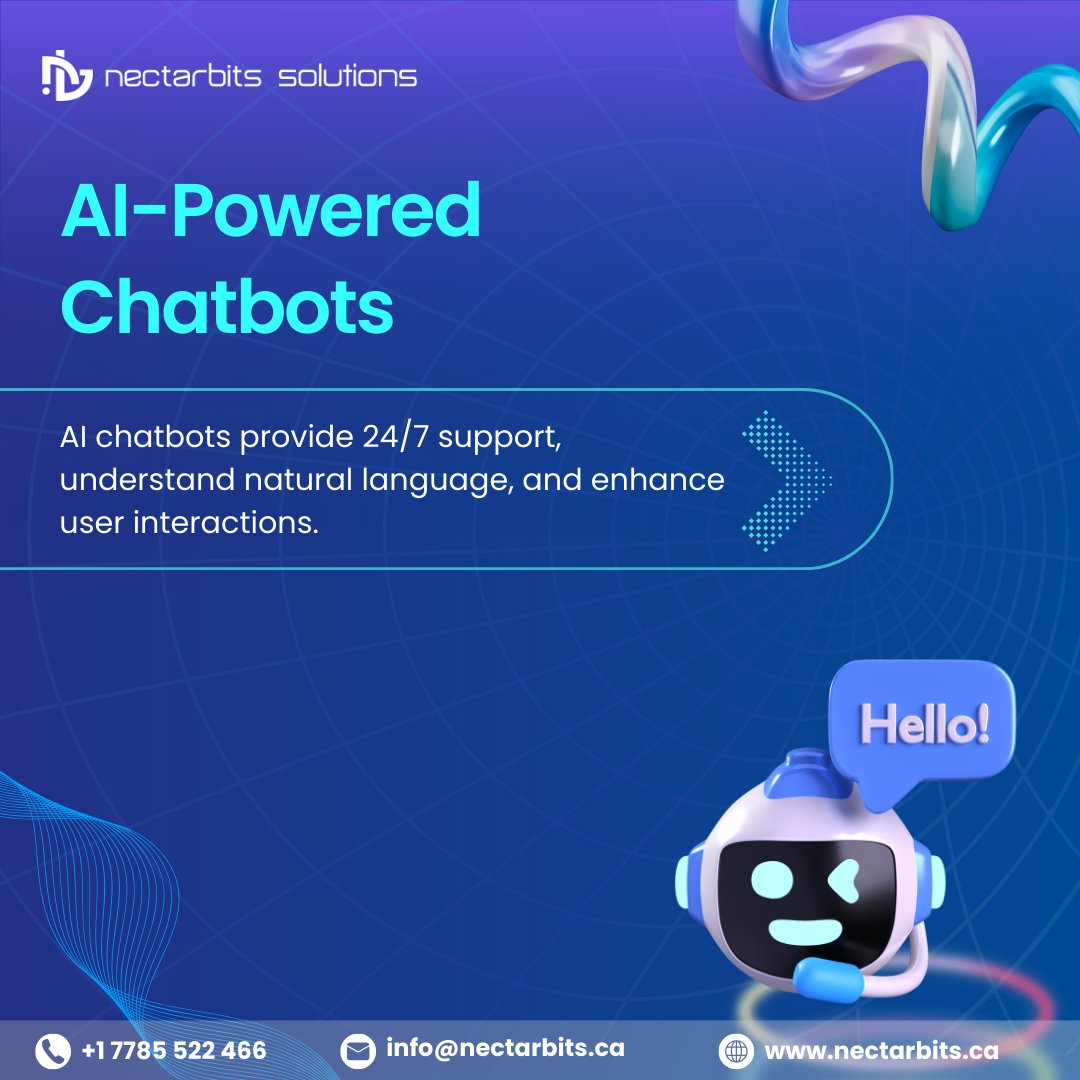 Nectarbits_CA's tweet image. How AI is Revolutionizing Mobile App Development.
#AIMobileDevelopment #SmartAppSolutions #AIInTech #FutureOfApps #IntelligentAutomation