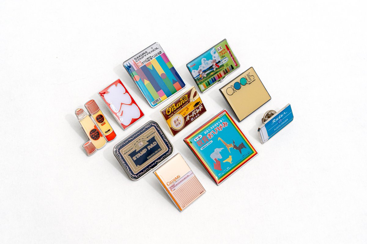 文具女子博popupin博多2025 🌟ネオPin'sコレクション おなじみの文具