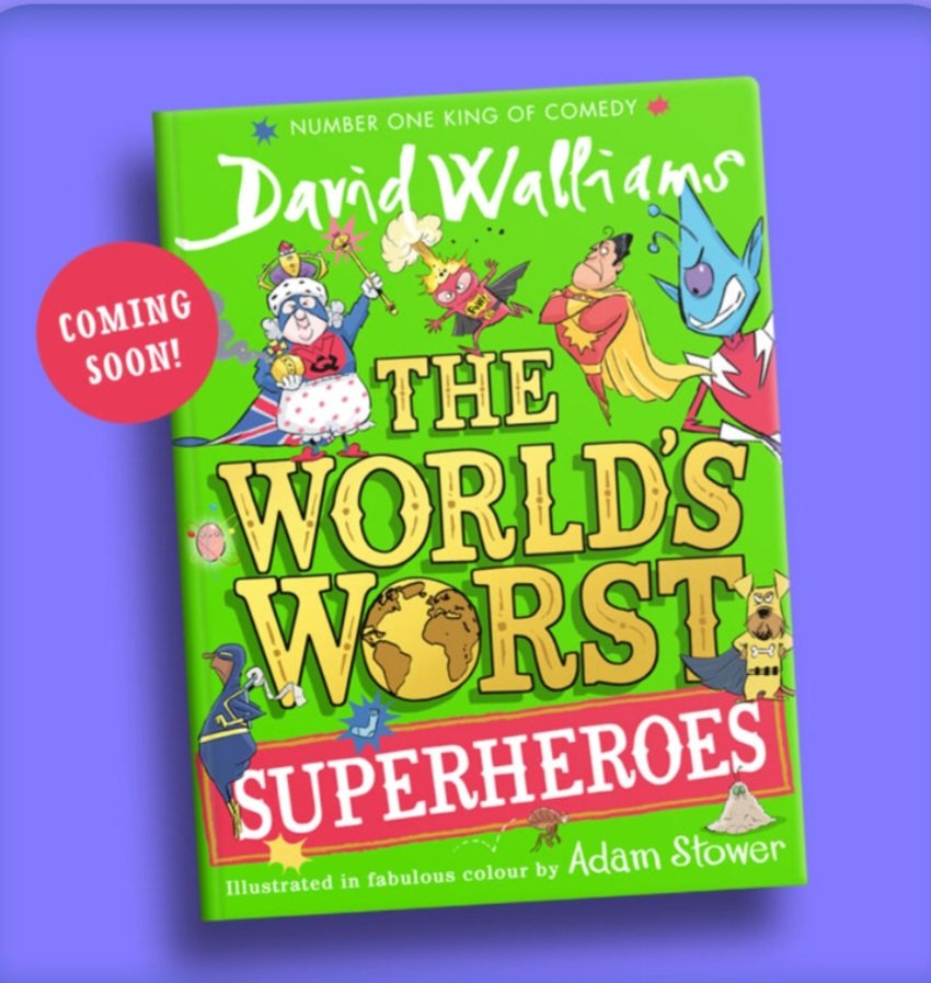 jellystvfandom's tweet photo. Avid David walliams readers, David Walliams is releasing another book in the world's worst series. It is called the World's Worst Superheroes and is being released on the 22nd of May.
#books #davidwalliams #newbookalert #newbookcomingsoon https://t.co/yJGiNPmzrk