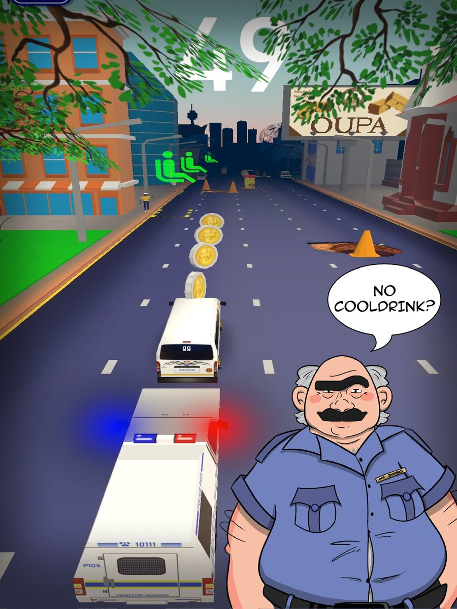 VetkoekStudios's tweet image. I just dodged a pothole, got chased by the cops and still made my money, this game is wild.
🕳️🚓💸
#TaxiRun #TotalEnergiesCAFCL #TheWhiteLotus #Trump #WishlistWednesday #OnceAlways #gamedev #gaming #mobilegame #indiegame #indiegaming