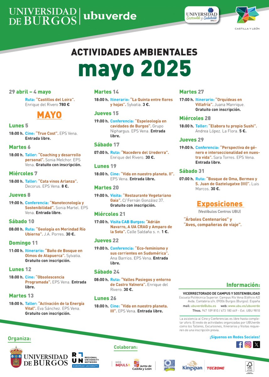Ya tenemos el cartel oficial de Mayo 2025! 🏞️🌱
Esperamos que os guste🫂