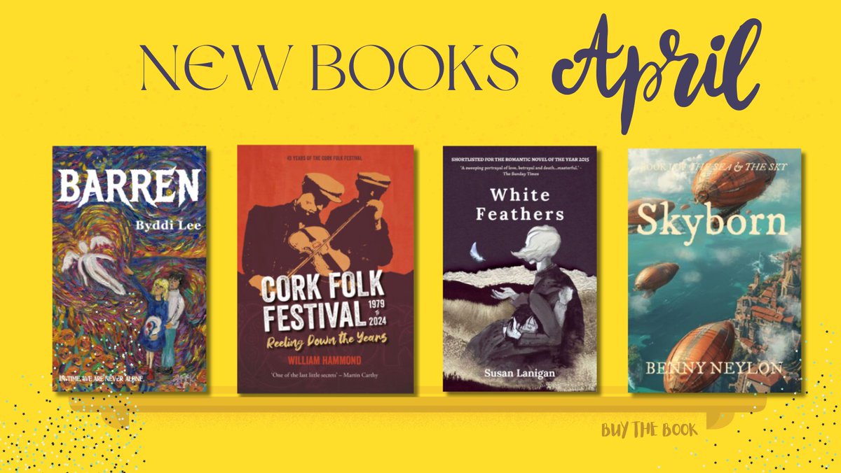 New Books this April 📚 We have a great new selection of books this month by Irish Authors ☘️

buythebook.ie/product-catego…

#newbooks #newbooksapril #booktwt #booktwitter #readersoftwitter #readingcommunity #irishauthors