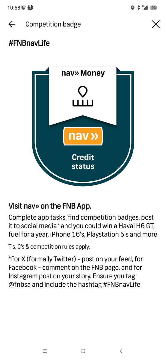 malulekehp's tweet photo. MISSION 1 OF 3 @FNBSA #FNBnavLife https://t.co/Z1hyaBvmvF