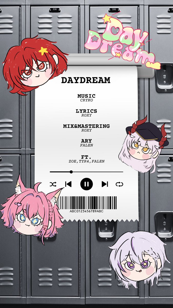 Roxy_CVC's tweet photo. 【Original Song】DAYDREAM - ROXY Ft.ZOE, TYR4, FALEN | LestialV

Song tag : #ROXYRICS_2D3N

❝ ได้แต่ Daydream วาดฝันมีเธอและฉันเคียงข้างกันอยู่ใน Scene ❞

ฟังรอบเปิดตัวพร้อมกันได้ที่ 👀
🔗 https://t.co/3PEyhd1ybc
🗓️ : TONIGHT!!!  
⏰ : 20.00PM (GMT+7) 

#Roxycvc #Roxy_Sing
#VtuberUprising 
#VtuberTH #Vtuber