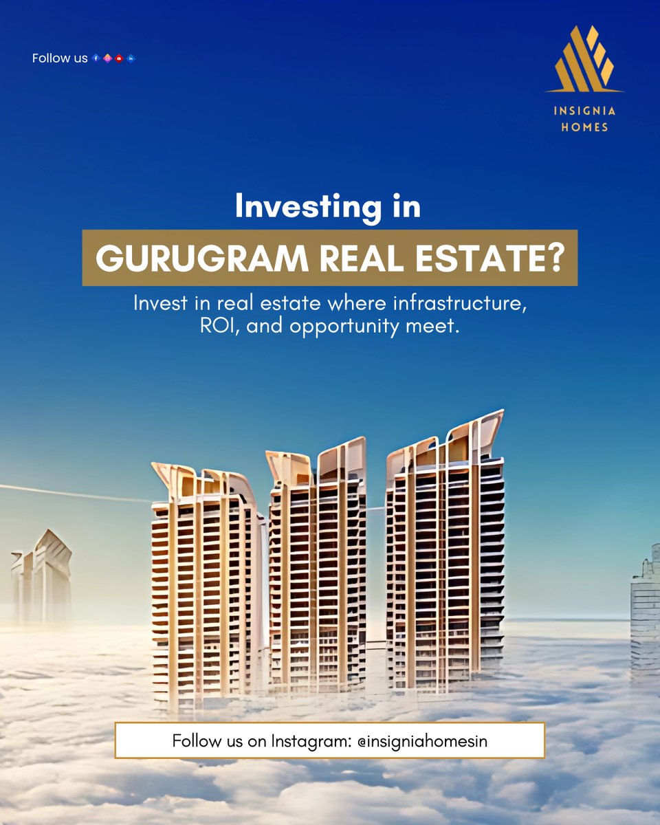 InsigniaHomes's tweet image. Investing in Gurugram Real Estate: The Smart Move of 2025! 🏙️📈

📞 Contact Puneet Garg: +91 98911 77762
📲 Follow us on Instagram: instagram.com/insigniahomesin
🔗 Subscribe on YouTube: youtube.com/@Realtors.in.g…
💬 WhatsApp: wa.me/919891177762

#gurugramrealestate #investingurgaon