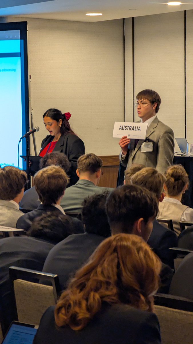 JCCCModelUN's tweet image. JCCC Model United Nations at the 2025 National Model United Nations Conference. @CoLabJCCC @JCCCStudentLife @JCCCtweet