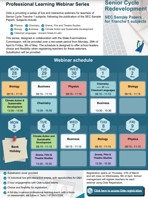 Oide Schools' Support Service, Ireland tweet media