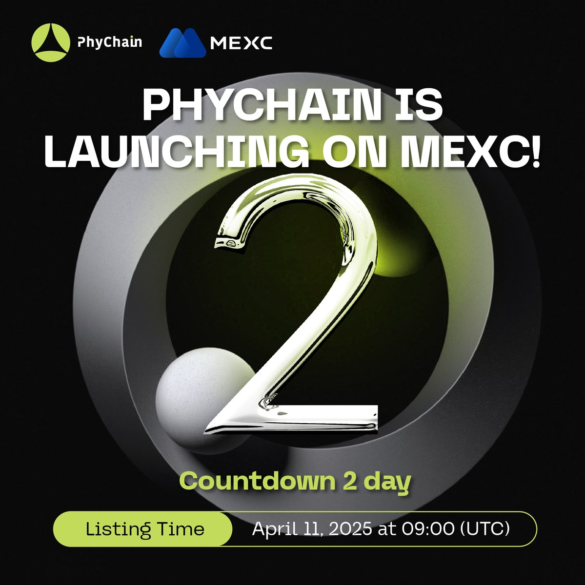 SalvorLabs's tweet photo. 📩 Claim now: https://t.co/7khgkgjb9V

🚨 2 DAYS LEFT ‼️

PHYChain is launching on MEXC — April 11, 09:00 (UTC)!

The DePIN dark horse is about to take off! 🚀
🔥 Early airdrop still open!
💰 3–100 $PHY for free!

👉 Don’t miss this 100x potential!
#PHYChain #DePIN #Web3 #MEXC #CryptoAirdrop