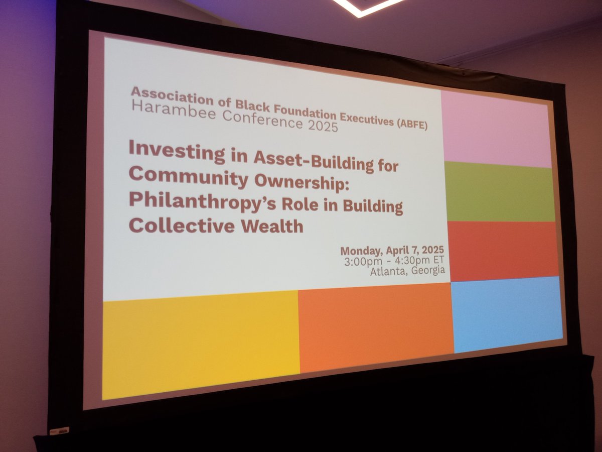 Our CEO Stephanie McHenry took part in a fantastic workshop at <a href="/ABFE/">ABFE</a> #Harambee Annual Conference

A compelling case was made on how #CommunityWealthBuilding has been successfully deployed to improve the lives of Black folks in American cities like St. Louis &amp; Atlanta