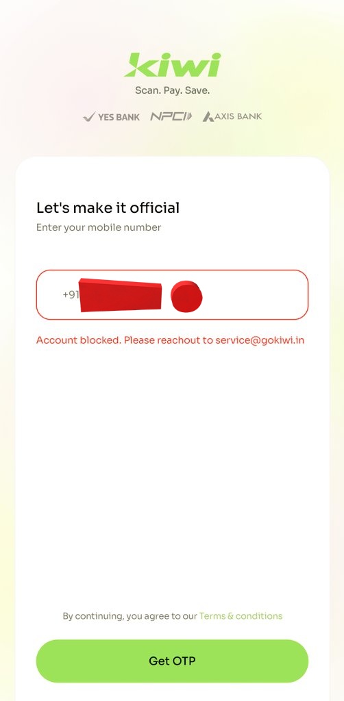 Arjun080910's tweet photo. @GoKiwiNow

I’ve been trying to apply for your credit card for 6 months, but my account shows “blocked, contact support.” I’ve emailed support multiple times with no response. Please help me get my account activated so I can use your platform. 
Ticket Id: 220118 https://t.co/G1UnJXPRDO