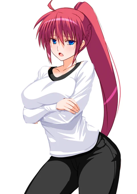シグナムねーさんも恥ずかしがって頂きましょうかねワキワキヽ(^o^)丿 