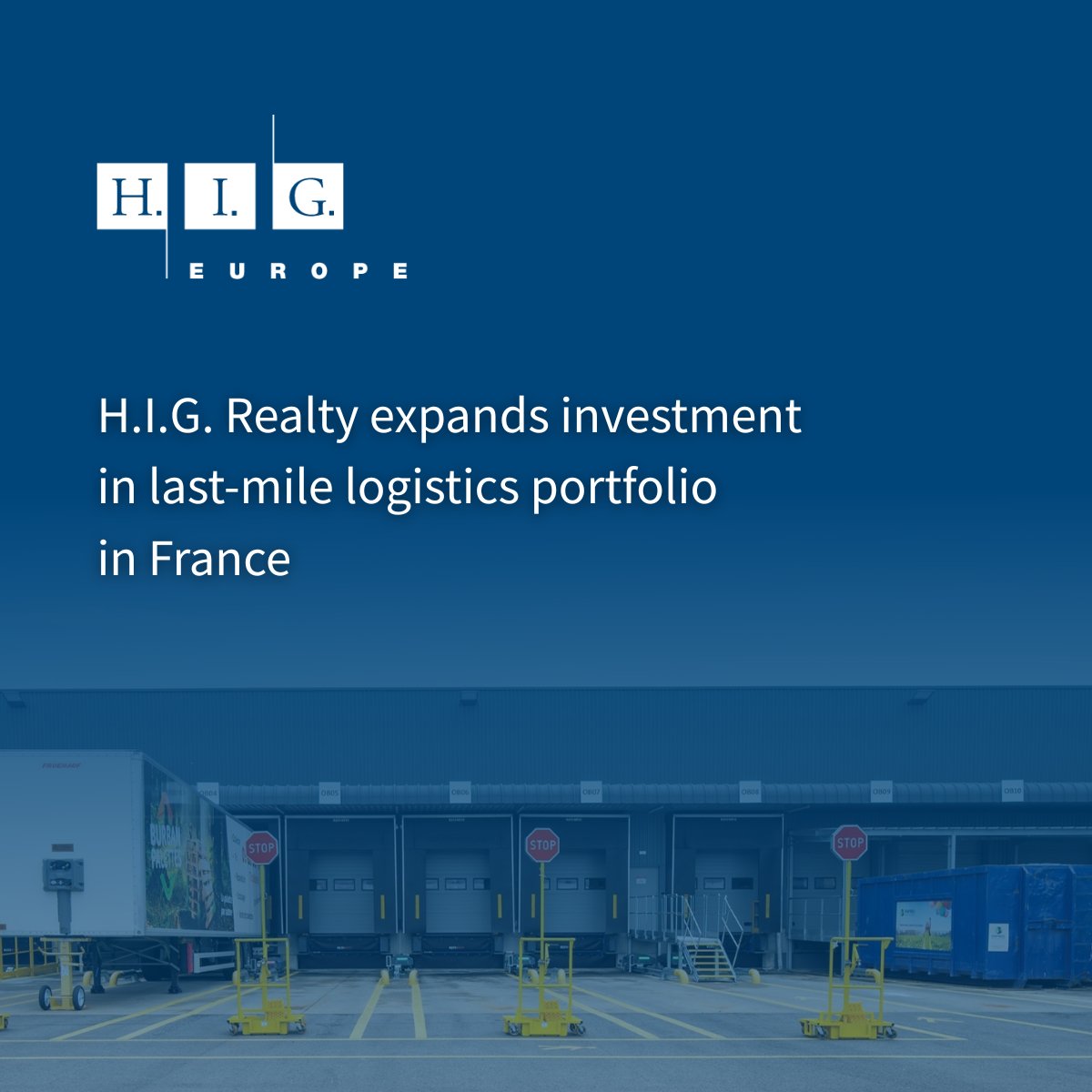 H.I.G. Realty Expands Investment in Last-Mile Logistics Portfolio in France #HIGCapital #PrivateEquity Learn more: bit.ly/4joqxD8