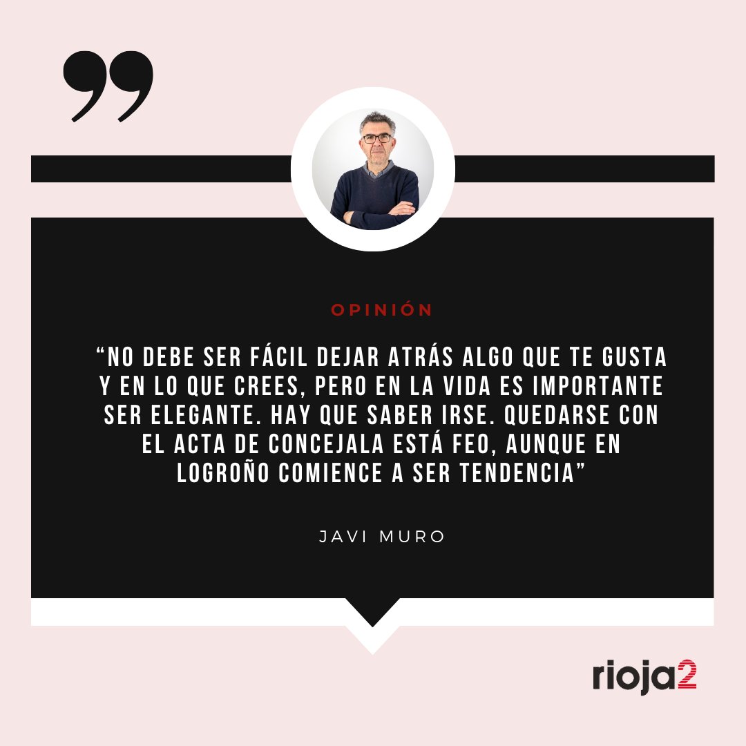 "Quizá existía una leve esperanza de buena parte de la ciudadanía de asistir a un momento de grandeza política. Leve esperanza"

<a href="/javimuro71/">javi muro</a> escribe sobre la decisión de Eva Loza de mantener el acta de concejala tras abandonar el partido

eldiario.es/la-rioja/opini…