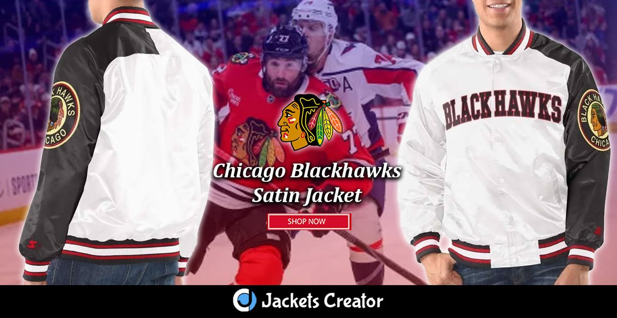 jacketscreator's tweet image. Chicago Blackhawks Retro Satin Jacket! 
------------------------------------ 
jacketscreator.com/product/chicag…
#ChicagoBlackhawks #BlackhawksJacket #RetroJacket #NHLFashion #HockeyStyle #VintageVibes #GameDayOutfit #SportsWear #FanMerch #TrendyJackets