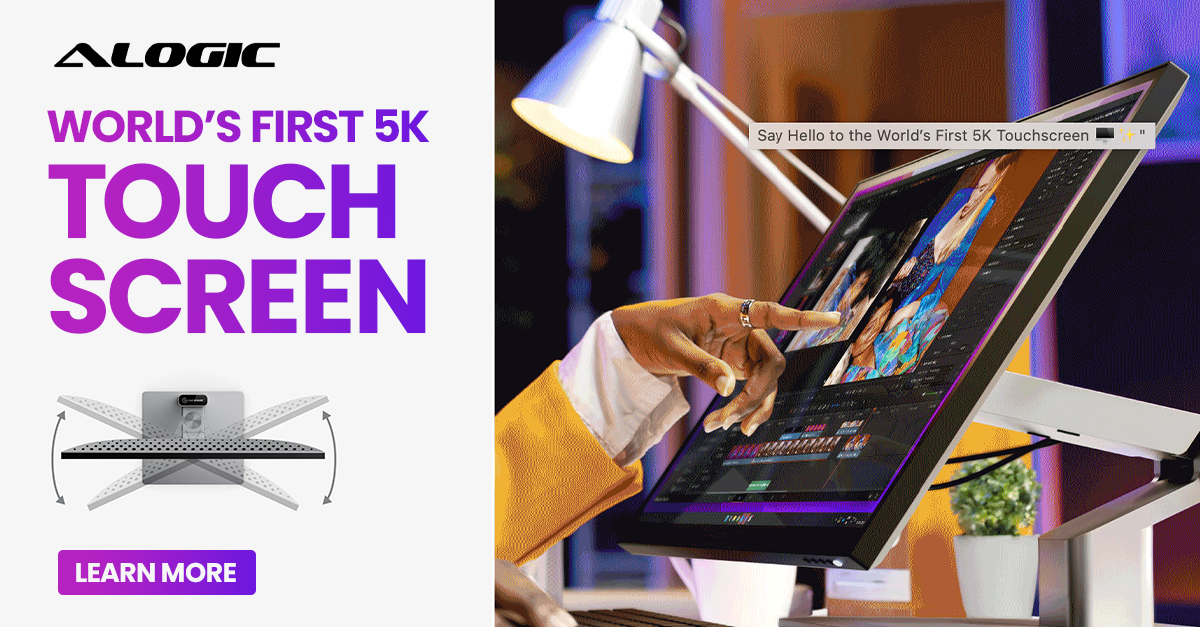 HardSoft_'s tweet image. 🌟 Unleash Your Creativity with Clarity! 🌟 Discover the ALOGIC 27&quot; Clarity 5K Touchscreen Display, first of its kind, intuitive multitouch controls, with stunning color accuracy, ideal for creative professionals looking to elevate their digital workspace. 🙌#HardSoft #ALOGIC