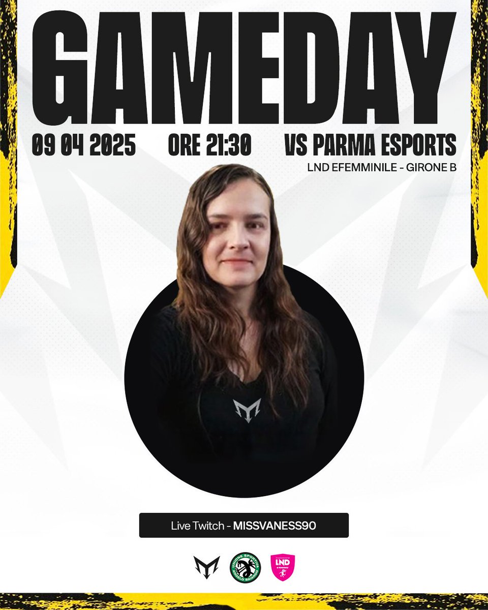 IMPACT Esports (@impactesportseu) on Twitter photo GAME DAY #eFemminile <a href="/LNDESPORTS1/">LNDESPORTS</a>
#usdAngeloBaiardo 🆚 #ParmaEsports
Ore 21:30
🟣| Live Game Day twitch.tv/legadilettanti…
Telecronaca a cura di: <a href="/itsTulip_/">Lorena Rusu 🌷🍋⭐️⭐️</a> & <a href="/90MBER/">🎙 90MBER 🎙</a>
Vieni a fare il tifo con noi, ti aspettiamo ‼️
Post partita con intervista 📰
@EsportsVaness GAME DAY #eFemminile <a href="/LNDESPORTS1/">LNDESPORTS</a>
#usdAngeloBaiardo 🆚 #ParmaEsports
Ore 21:30
🟣| Live Game Day twitch.tv/legadilettanti…
Telecronaca a cura di: <a href="/itsTulip_/">Lorena Rusu 🌷🍋⭐️⭐️</a> & <a href="/90MBER/">🎙 90MBER 🎙</a>
Vieni a fare il tifo con noi, ti aspettiamo ‼️
Post partita con intervista 📰
@EsportsVaness