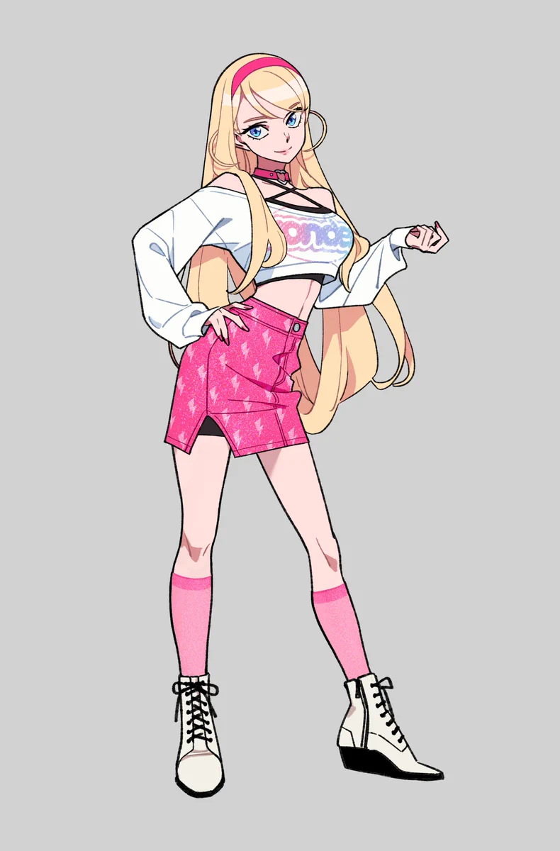 カラフルな女性の絵 GoFgWLbasAAPl5-?format=webp&