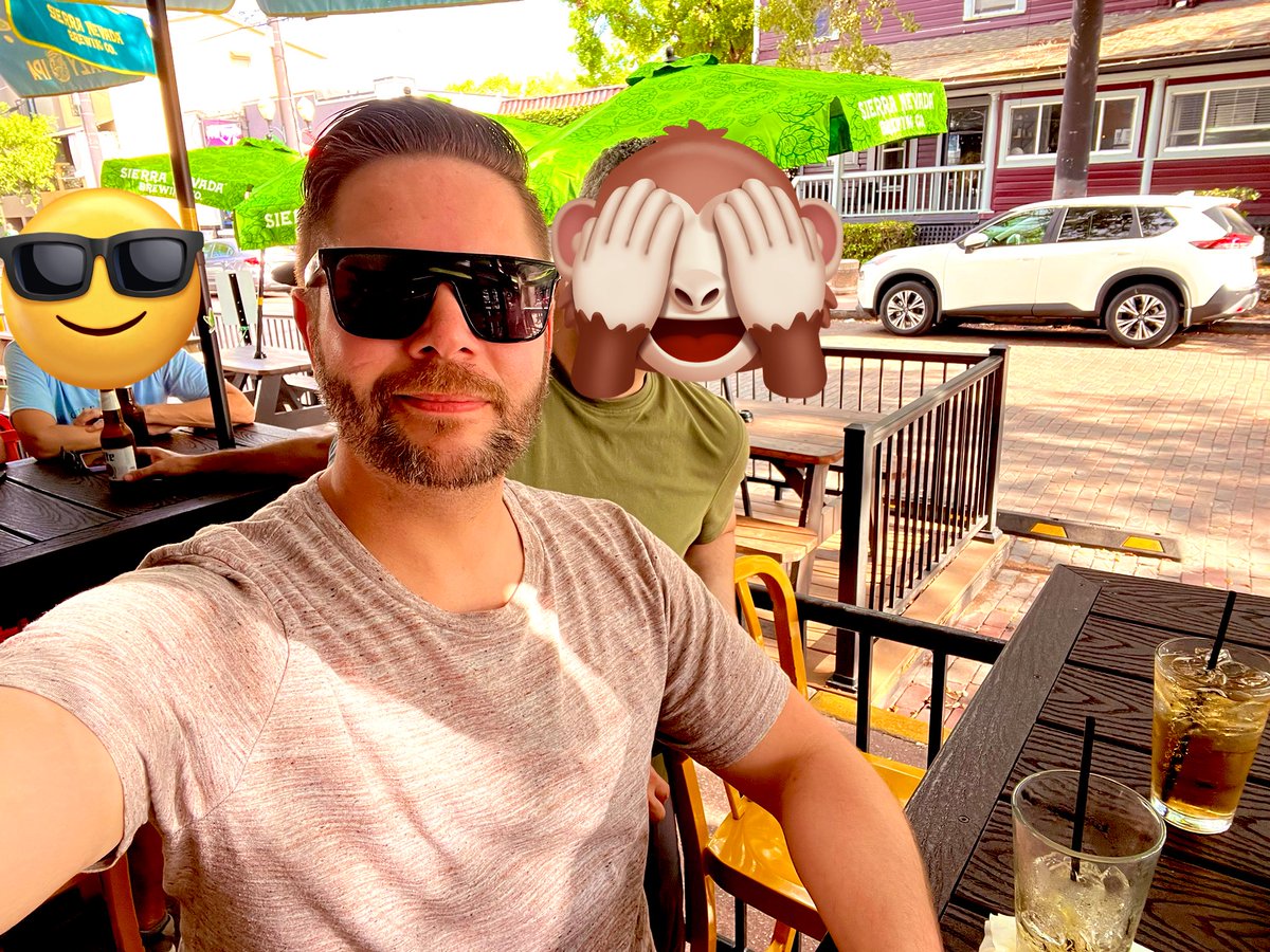 gayBBmco's tweet photo. I know I have the sunglasses but what do yall think of this pic? (Ps: I never share face pics without permission…even if I’m married to him! 😈) #orlandoflorida #orlandogays #rawtime https://t.co/koOmYYwMuh