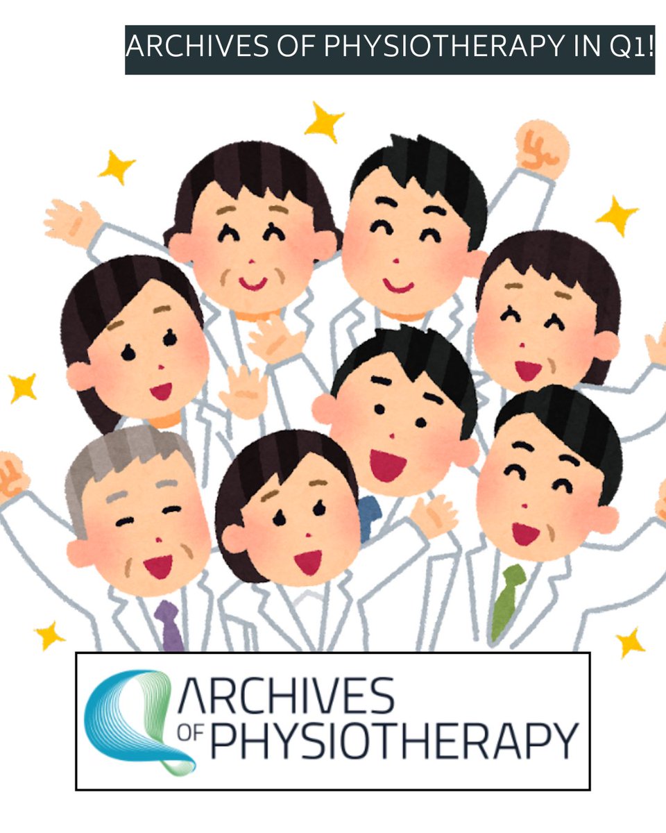 Congratulations to Archives of Physiotherapy for gaining an IF of 2.1 and so landing in Q1! 🥳

We always cheer for this type of quality in open access journals 🥰