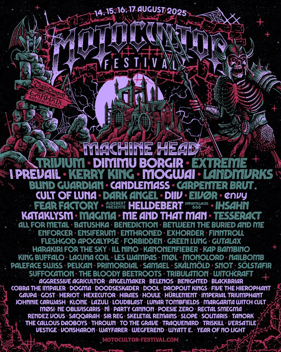 blaxteeco's tweet photo. Motocultor Festival 2025: A Monumental Metal Experience in Carhaix, France #MotocultorFest
>>> Read more: https://t.co/5bBS8M5ULw https://t.co/E1eaTjus2e