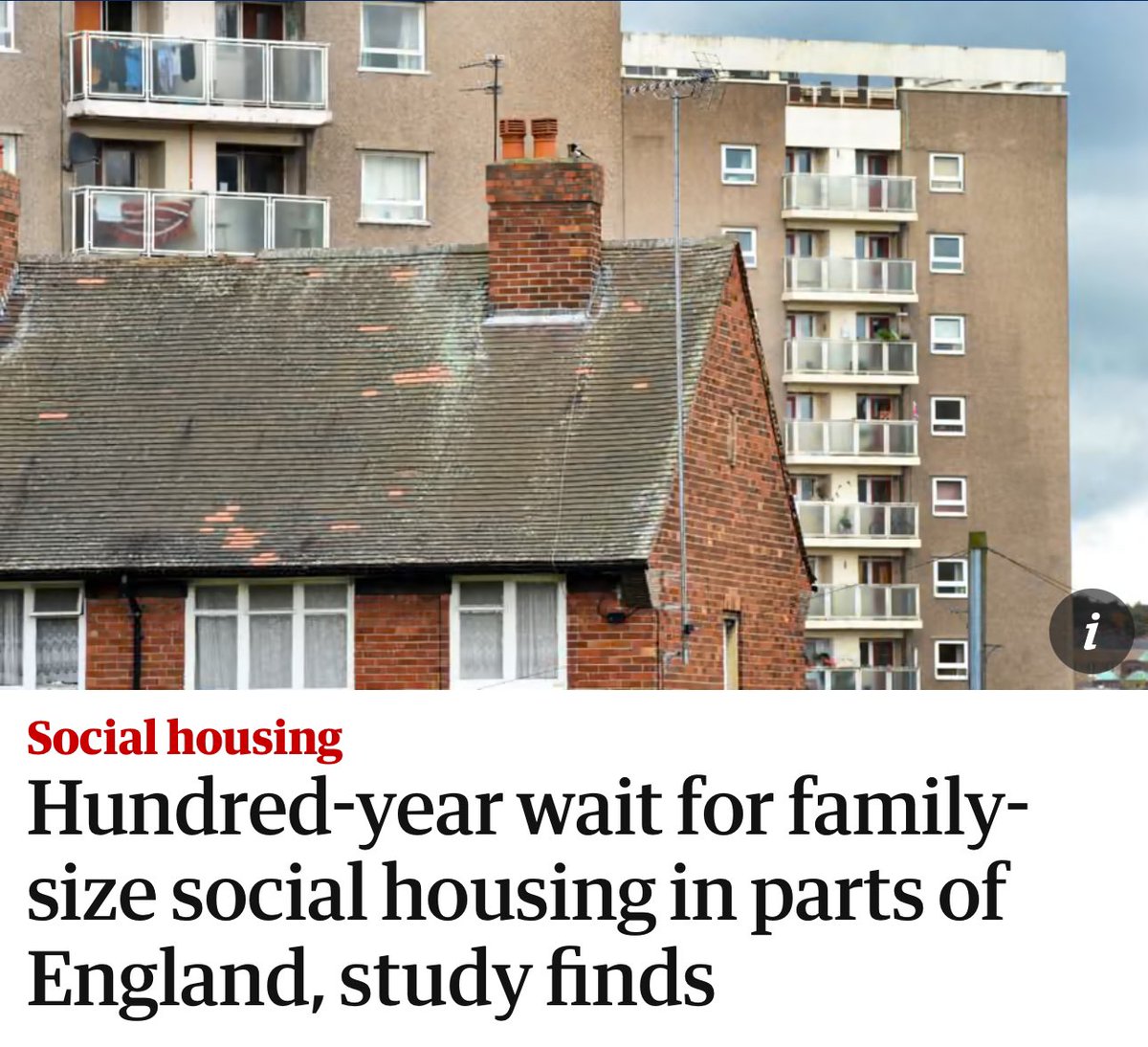 ACORNunion's tweet image. Hundred year waits. 1.3 million families on the wait list. 

For every social house built, two are lost to the Right to Buy. Until the government reckons with this, this will continue.

End Right to Buy. Build council houses!