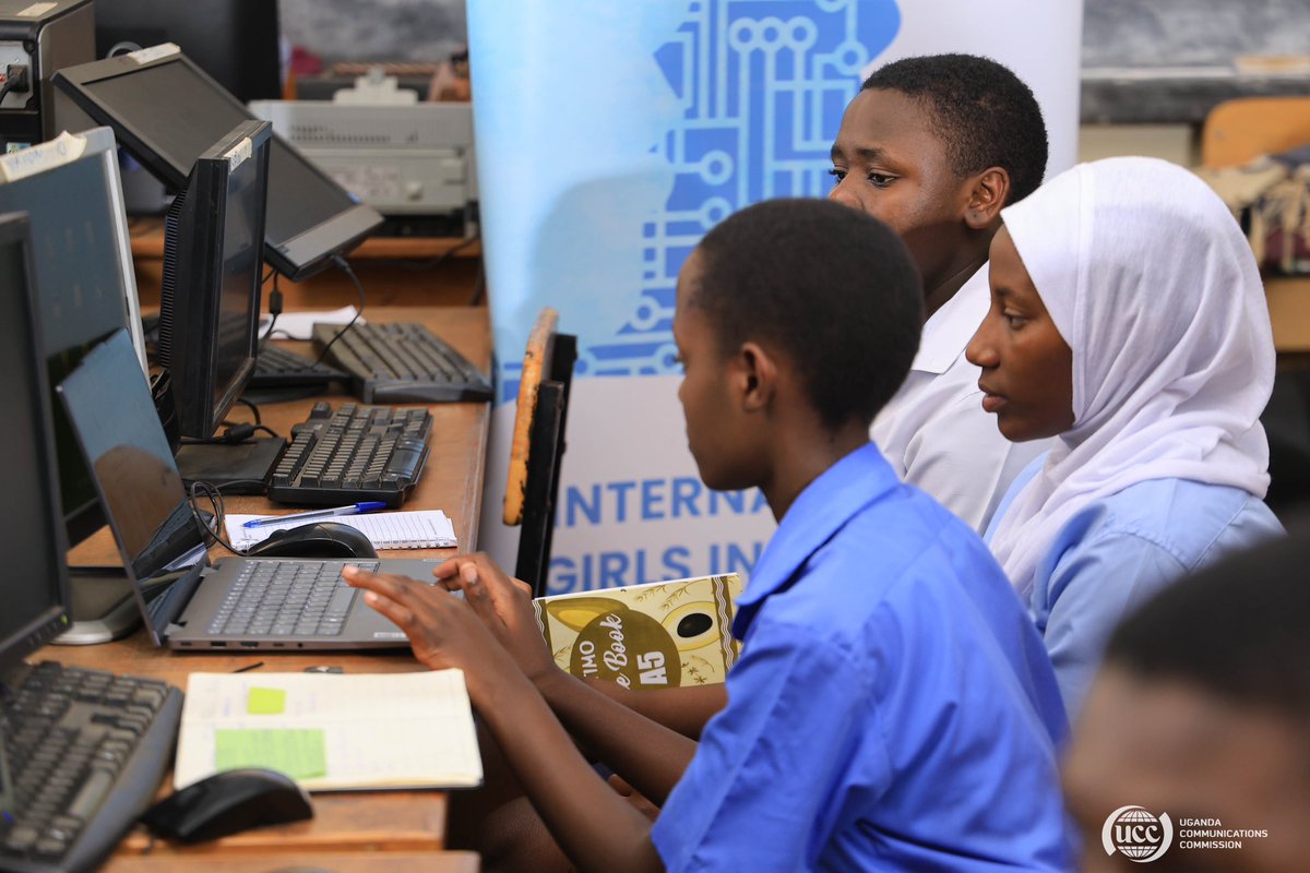 UCC_Official's tweet photo. Mbarara & Mbale ~We have arrived 🥳

For the next two days,we shall be at #Mbarara  Secondary School &  #Mbale Secondary School, championing the power of #STEM + #ICT ~ because we are #LeavingNoOneBehind 
Young ladies from across the regions will engage in creative problem-solving &  #tech-driven #innovation as they tackle real-world challenges. These sessions are part of the build-up to the International #GirlsInICT Day on April 24.
 #TechForHer #DigitalInclusion #heforshe 
@UCC_ED @azawedde