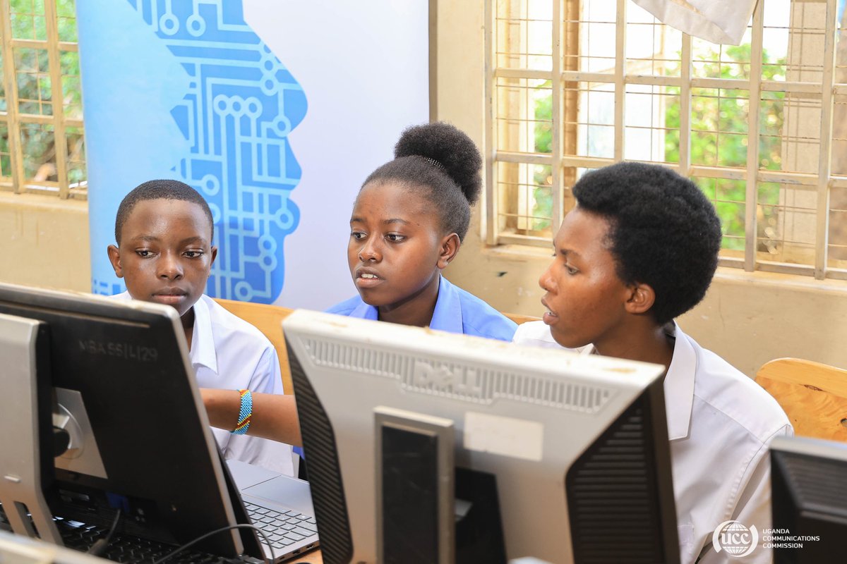 UCC_Official's tweet photo. Mbarara & Mbale ~We have arrived 🥳

For the next two days,we shall be at #Mbarara  Secondary School &  #Mbale Secondary School, championing the power of #STEM + #ICT ~ because we are #LeavingNoOneBehind 
Young ladies from across the regions will engage in creative problem-solving &  #tech-driven #innovation as they tackle real-world challenges. These sessions are part of the build-up to the International #GirlsInICT Day on April 24.
 #TechForHer #DigitalInclusion #heforshe 
@UCC_ED @azawedde