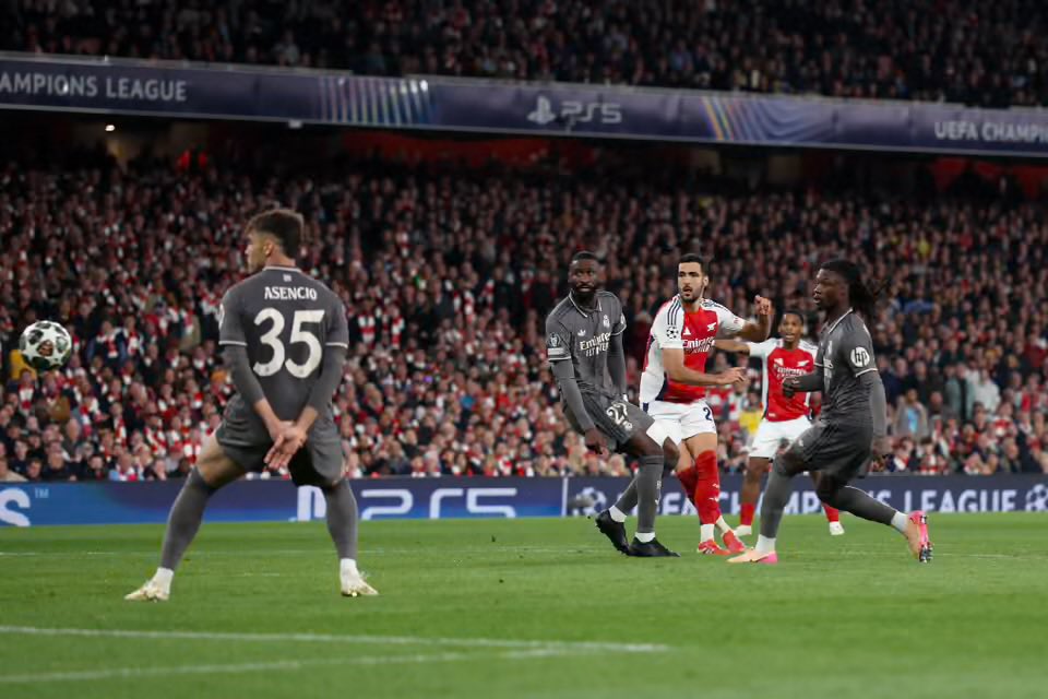 Mikel Merino was written off before he had any rhythm in his boots, but what a player he’s proving to be. When #Arsenal needed someone to step up, he did it. He’s won us nine points from his winners, and scored against Real Madrid. That £30m looks more of a bargain everyday. #AFC