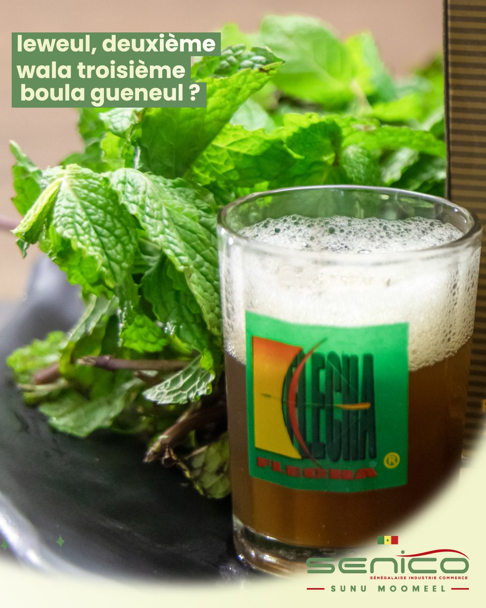 SENICOSA's tweet photo. Ak Flécha, mouy léweul di deuxième wala troisième dafey neex
Flécha, le meilleur du thé !
#SENICO #LaQualitéGarantie #Flecha #thé #ataya
#digestion https://t.co/KI32ouUIXX