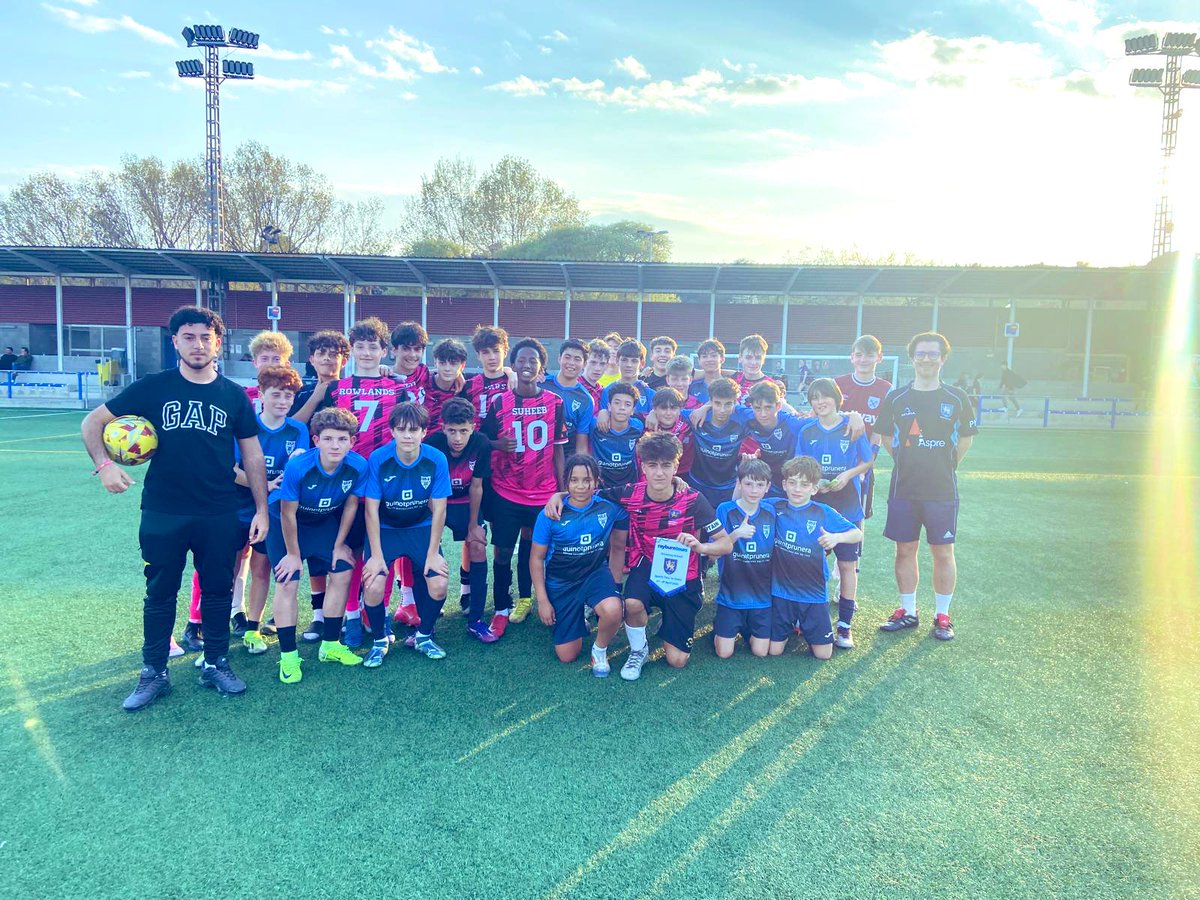 GraveneyPE's tweet photo. DAY 6: All football squads played Vilamajor. Some physical and competitive games saw Graveney come out with 2/3 wins. Excellent day for football sections! Rugby section fantastic support throughout the day, they’ve been a credit to Graveney 👏🏼👏🏼👏🏼 https://t.co/9HJ2ias6nj