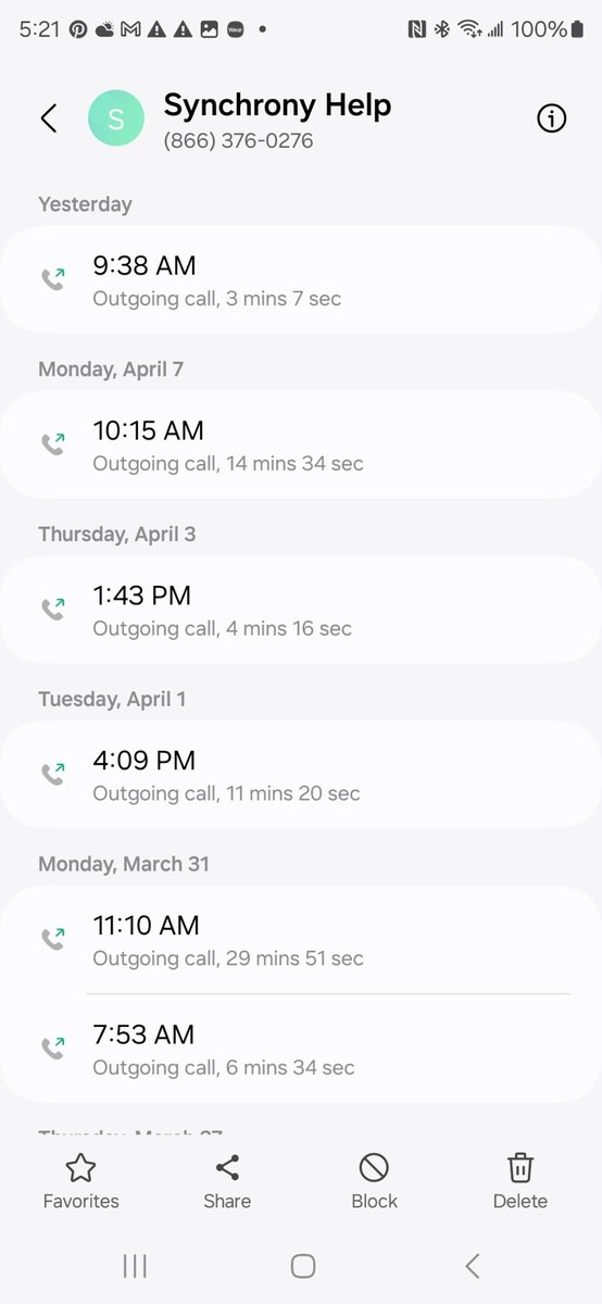 sewworx's tweet image. These are just a small portion of the phone calls we have made to @synchrony over the last 4 weeks and still no help. @AskSynchrony  #synchronyfinancial #synchronykillssmallbusiness #synchrony #asksynchrony