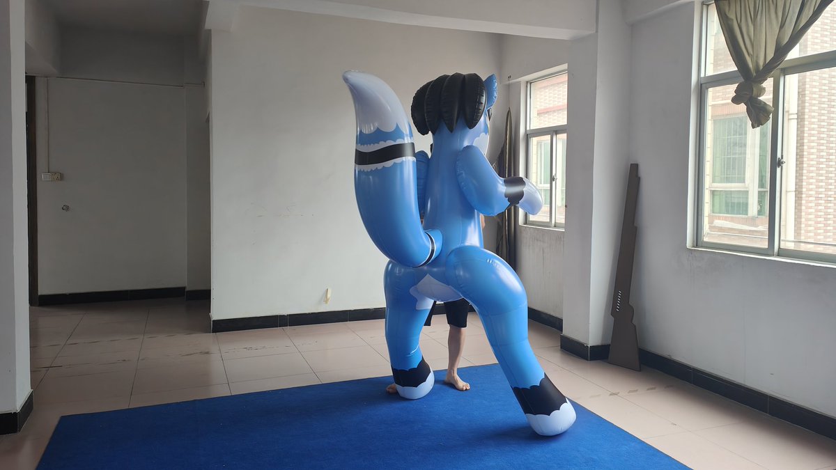 Mysterious blue big-breasted fox girl, mysterious sexy toy doll. Will everyone like it?
#Inflatable
#inflatabletoy
#Cartoon
#sexy 
#promotion