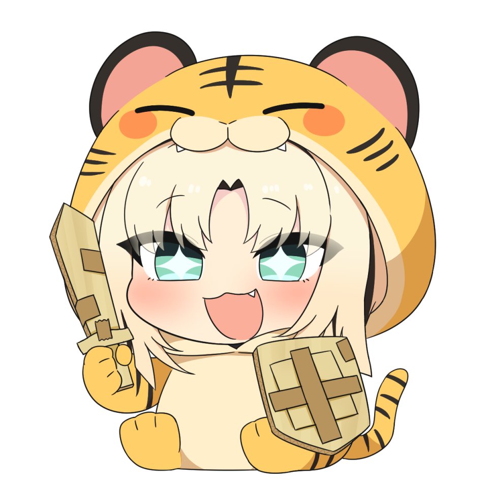 「つよい! #ニコたん描いたん 」|トゥーミのイラスト